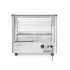 Asztali melegentartó vitrin, led világítással, 120 liter, 230V/1100W