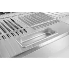 Pultra helyezhető melegentartó vitrin, 97 liter, 230V/800W, 46×46,7×78,5 cm