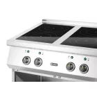 Indukciós tűzhely 4 főzőlappal, 400V/17000W, 800×720×854 mm