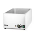 Melegentartó bain-marie, vízfürdős GN 1/1, 230 V/1000 W, 576×334×241 mm