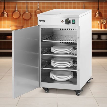 Tányérmelegítő, szimpla, 230V/400W, 39,3×57,1×76,6 cm