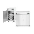 Tányérmelegítő, dupla, 230V/800W, 73,5×58,9×76,6 cm