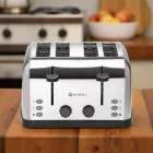 Kenyérpirító, 4 szeletes, 1500 W