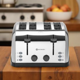 Kenyérpirító, 4 szeletes, 1500 W