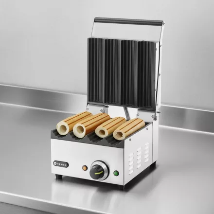 Kontaktgrill hot dogok és wrapek készítéséhez, 220-240V/1800W, 38,5×28,5×25,4 cm