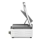 Kontaktgrill bordázott felülettel, szimpla, 1 fedlap, 230V/1800W, sütőfelület 23x22 cm