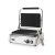 Kontaktgrill bordázott felülettel, 1 fedlap, 230V/2200W, 43,2×39,6×21,4 cm