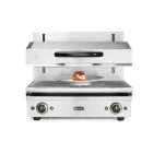 Szalamander 600 liftes, rozsdamentes, 230 V/3600 W, 600×520×530 mm