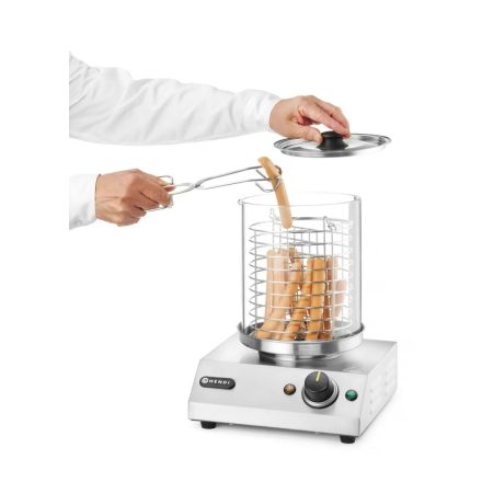 Virsli melegentartó, max 24 cm virslihez, 220-240V/450W, 