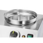 Kolbász- és hot dog melegentartó, 4 tüskés, 220-240V/550W