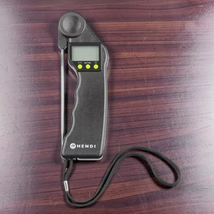 Maghőmérő behajtható szondával, digitális, 50-től +300 °C-ig, 16 cm