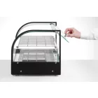 Asztali melegentartó vitrin, kétszintes, 45 liter, 220-240V/800W