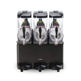   Jégkásakészítő gép, 3×12 l, fekete, kivehető tartály, 230V/1080 W, HENDI Arktic