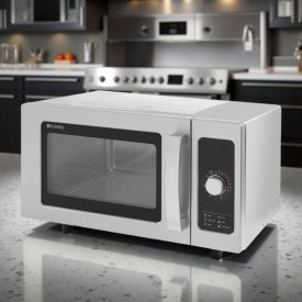   Mikrohullámú sütő, 1000W,  25 l, 230V/1550W, 58,2×47,2×37,4 cm