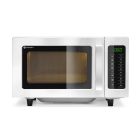 Mikrohullámú sütő, programozható, 23 l, rozsdamentes, 1550W