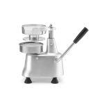 Húspogácsa készítő (hamburger), kézi, átm. 13 cm