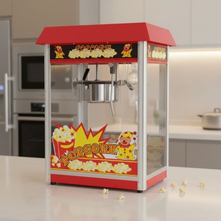 Popcorn gép, 230V/1500W, 57,4×42×77,8 cm