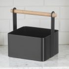 Asztali fém tároló, 17×13×16 cm