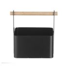 Asztali fém tároló, 17×13×16 cm