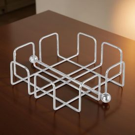 Szalvétatartó, 19×19×6,5 cm