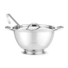 Levestál fedővel, 27 cm, 2,7 liter, rozsdamentes