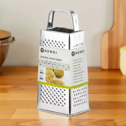 Reszelő, négyoldalú, 20x9 cm