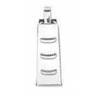 Reszelő, négyoldalú, 20x9 cm