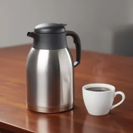   Termosz, vákuumkancsó, 2 liter, alkalmas a 211052 cikkszámú Hendi kávéfőzőhöz, rozsdamentes