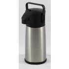 Termosz, pumpás, 2,2 liter, 34x15 cm magas, rozsdamentes