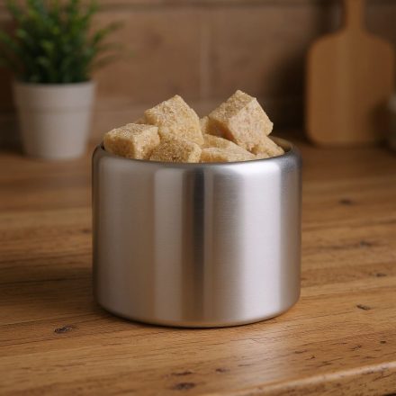 Cukortartó, 300 ml, 8,5×6,5 cm, rozsdamentes