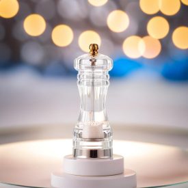 Borsőrlő, átlátszó, 14 cm, akril