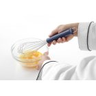 Habverő, 8 szálas, 32 cm, fekete polipropilén nyél