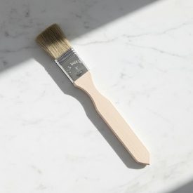   Vaj- és zsiradékkenő ecset, sárgaréz drót sörte, 20 cm