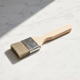   Vaj- és zsiradékkenő ecset, sárgaréz drót sörte, 22 cm