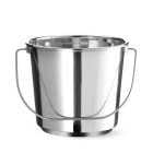 Vödör, 10 liter, 27,8×23,5 cm, rozsdamentes