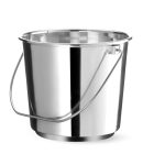 Vödör, 10 liter, 27,8×23,5 cm, rozsdamentes