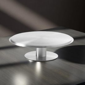 Forgatható tortaállvány, 30 cm, rozsdamentes