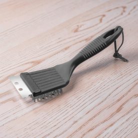 Grilltisztító drótkefe, 7×20×8 cm