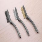 Grilltisztító drótkefe-készlet, 3 db, 23 cm