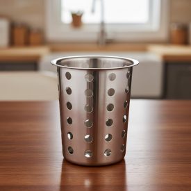 Evőeszköztartó, 13,7×9,7 cm, rozsdamentes