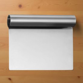 Tésztavágó tésztakaparó, 150×110 mm, rozsdamentes