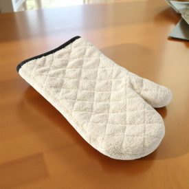 Sütőkesztyű-pár, pamut, 35 cm, hőálló 250 °C-ig