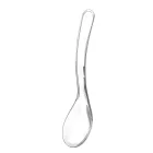 Salátakanál, salátás kanál, 30 ml, 5,5×23,5 cm, műanyag, átlátszó