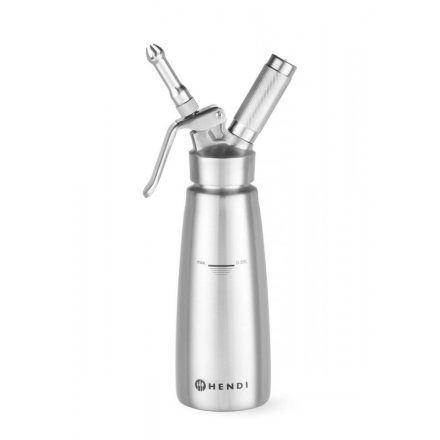 Habszifon, 500 ml, Profi rozsdamentes