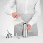 Habszifon, 500 ml, Profi rozsdamentes