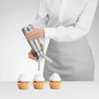 Habszifon, 500 ml, Profi rozsdamentes