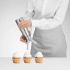 Habszifon, 500 ml, Profi rozsdamentes