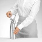 Habszifon, 1 liter, Profi rozsdamentes