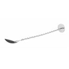 Koktélkanál koktéltörővel, 28 cm, rozsdamentes, BarUp