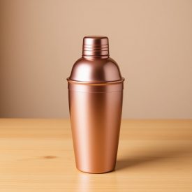 Cobbler shaker, 795 ml, 3 részes, rézvörös, BarUp